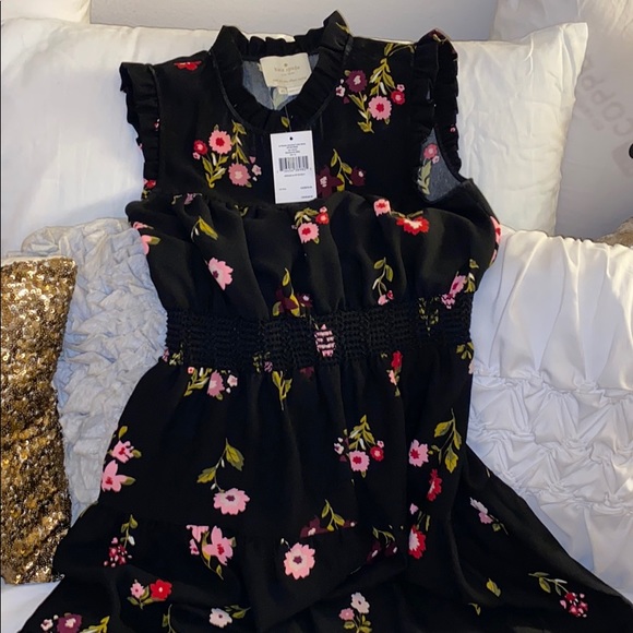 kate spade meadow smock waist dress